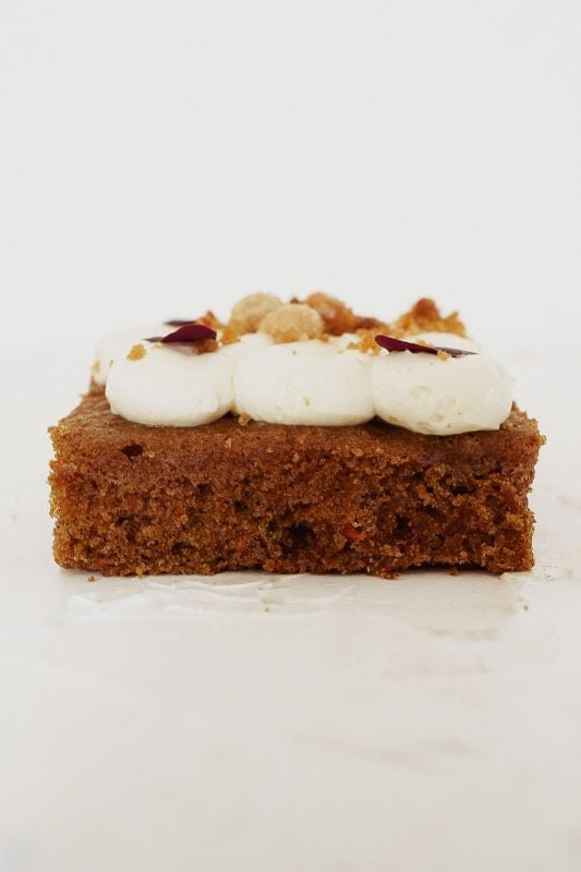 Caramel carrot cake