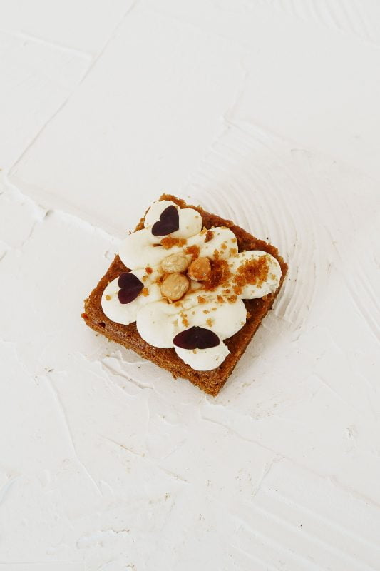 Caramel carrot cake